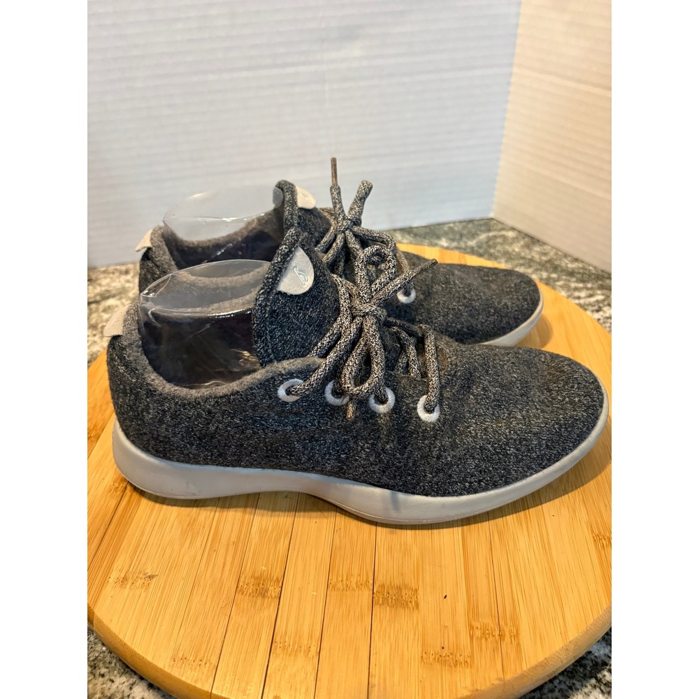 Allbirds Wool Runners Women's 10 Dark Grey‎ Casual Comfort Sneakers - Picture 4 of 6